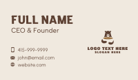 Capuccino Business Card example 2