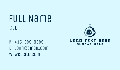 Cute Robotics Toy Business Card Image Preview