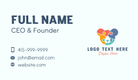 Puzzle Teddy Bear Business Card