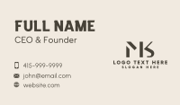 Avant Garde Business Card example 1