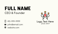 Social Worker Business Card example 1