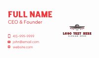 Skull Aircraft Military Business Card