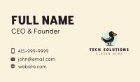 Cute Crow Character Business Card