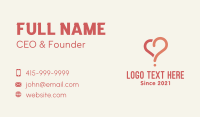 Question Mark Business Card example 4