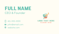 Paint Bucket Home Maintenance Business Card