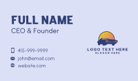 Sunset Auto Car Business Card