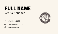 Rustic Hot Air Balloon Business Card Design