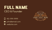 Bull Buffalo Farm Business Card Design