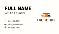 Express Delivery Tuck Business Card Design