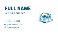 Pressure Washing Clean Housekeeping Business Card