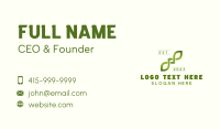 Leaves Farming Nature Business Card