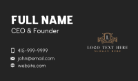 Royal Eagle  Crest Business Card Design