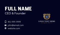 Shield Royal Flourish Business Card