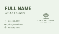 Educational Book Tree Business Card