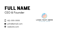 Airplane Globe Logistics Business Card