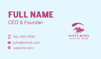 Lashes Business Card example 2
