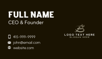 Bull Horn Letter B Business Card