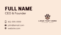 Dog Paw Pet Business Card