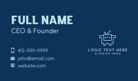 Chat Bot Communication Business Card