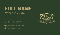 Ornate Business Card example 1