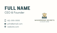 Dog Grooming Comb Business Card Image Preview