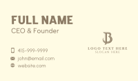 Script Marketing Business Business Card