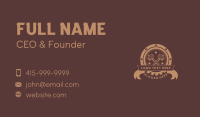 Hammer Saw Carpentry Business Card Design