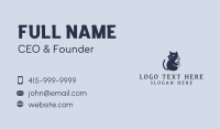 Pet Coffee Cat Business Card Design