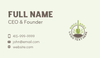 Nature Garden Shovel Business Card