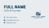 Grass Fence Lawn Care Business Card Design