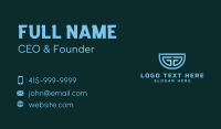 Double G Monogram Business Card