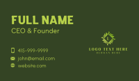 Nature Garden Leaves Business Card