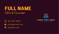 Broom Home Cleaner Business Card