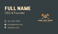 Lumberjack Business Card example 2