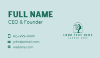 Tree Leaf Face Business Card