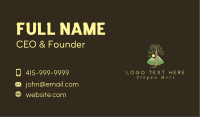 Natural Tree Sunset Business Card