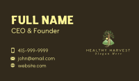 Natural Tree Sunset Business Card Image Preview