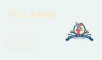 Cricket Female Player Business Card