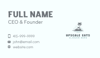 Island Beach Bungalow Business Card Image Preview