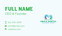 Modern Abstract Tooth Business Card Image Preview