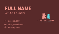 Cuddly Bear Toy  Business Card Design