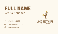 Hand Maple Tree  Business Card