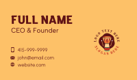 African Instrument Drum Business Card