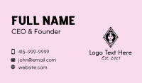 Woman Business Card example 1
