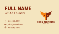 Fox Face Hawk Business Card Design