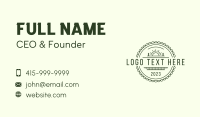 Nature Flower Sun Badge Business Card