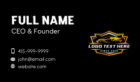 Car Garage Detailing Business Card