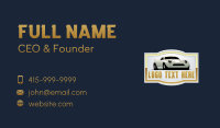 Car Automotive Detailing Business Card Design