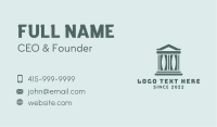 Courthouse Architecture Building Business Card