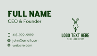 Deer Quill Pen  Business Card Design
